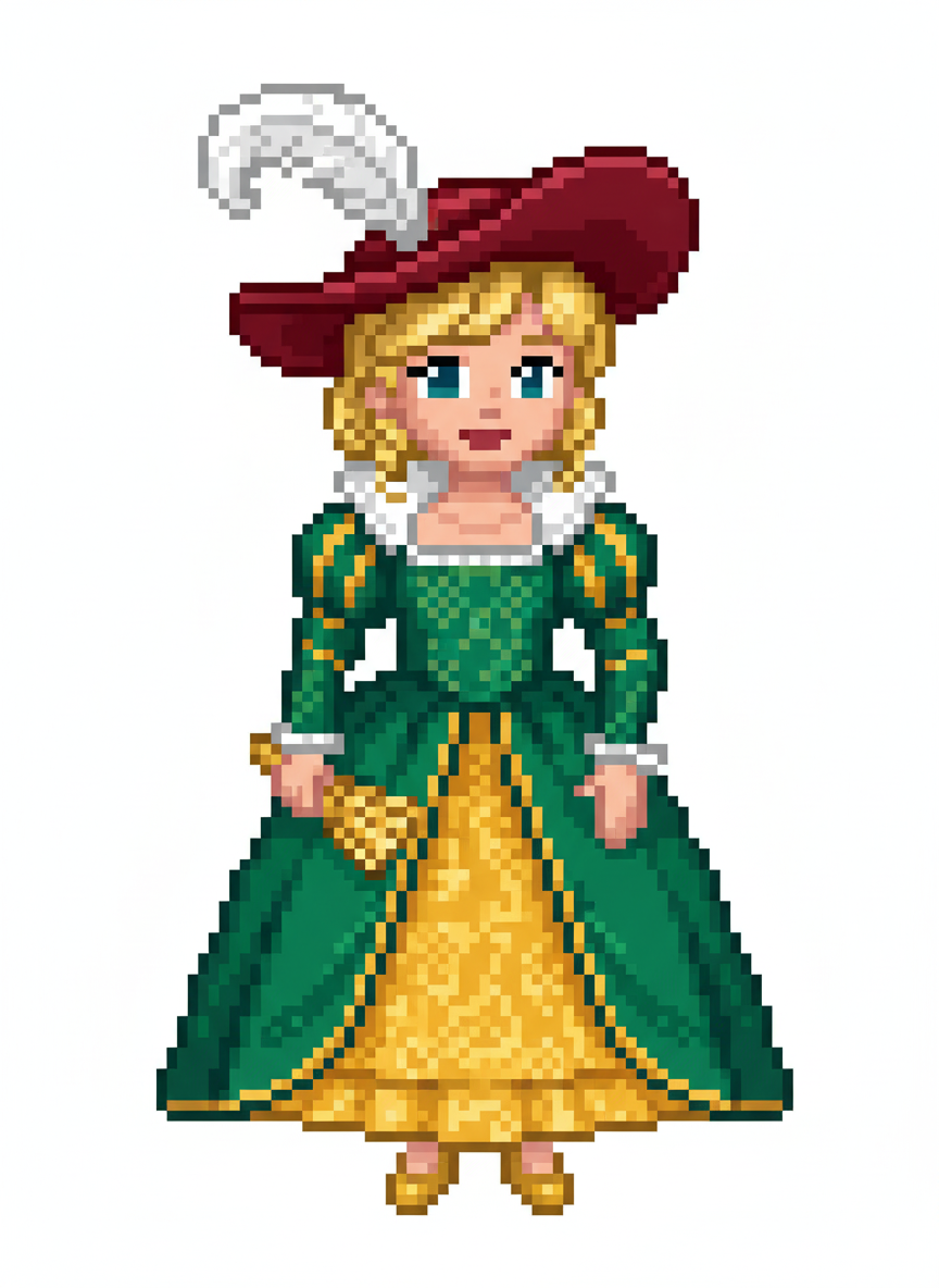 Lady Ashley of Wonder - Pixel Art