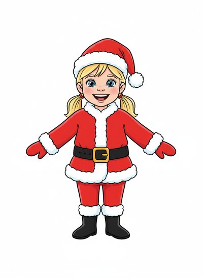 Ashley Claus Magic 🎅 - Classic Coloring Book