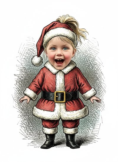 Ashley Claus Magic 🎅 - Victorian Illustration