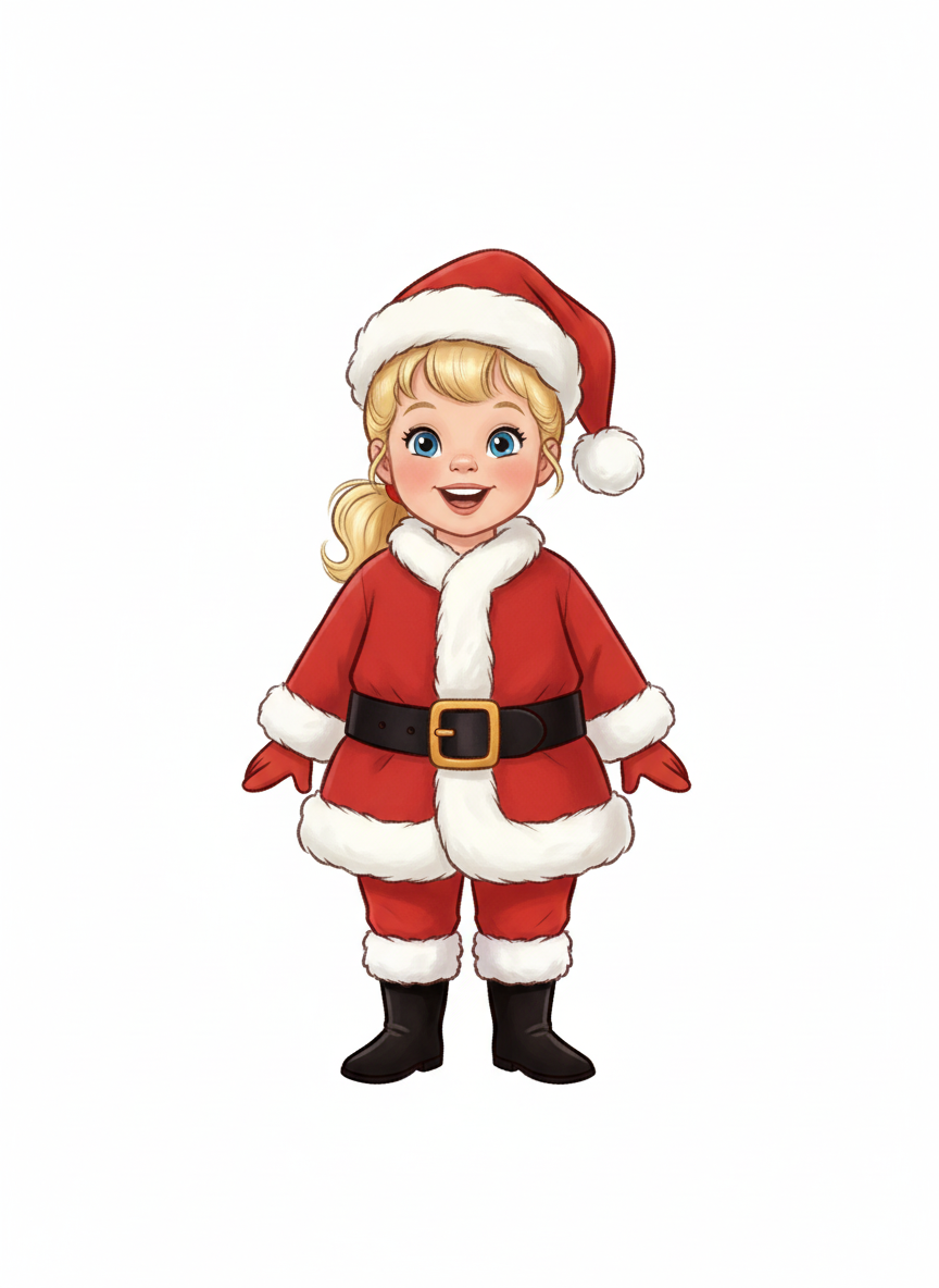 Santa Ashley - Vintage Storybook
