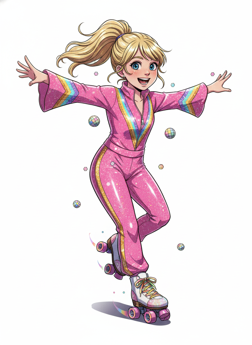 Ashley the Disco Skater - Webtoon Anime