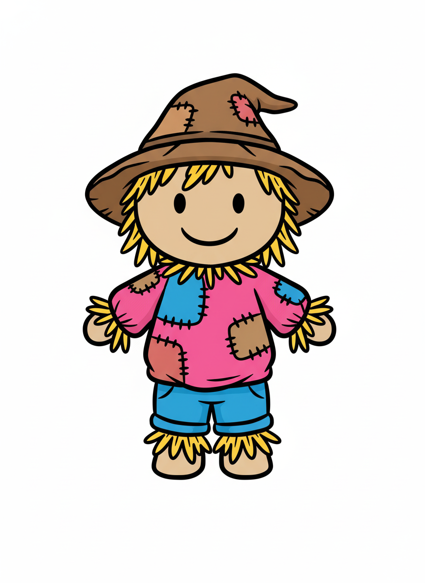 Scarecrow Ashley - Preschool Simple