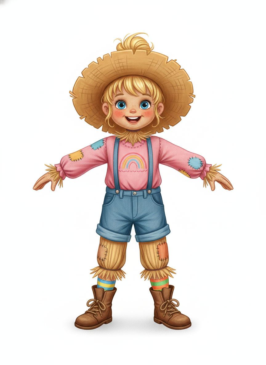 Scarecrow Ashley - Vintage Storybook