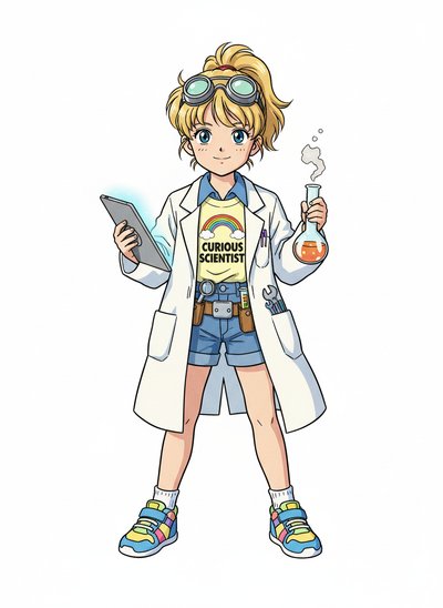 Ashley's Scientific Adventures 🧪 - Classic Anime