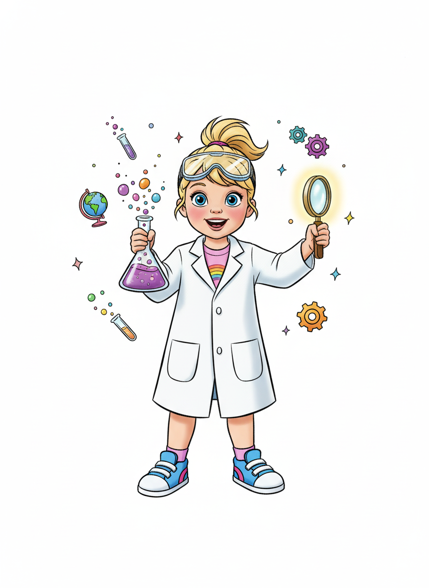 Ashley the Curious Scientist - Golden Age Animation