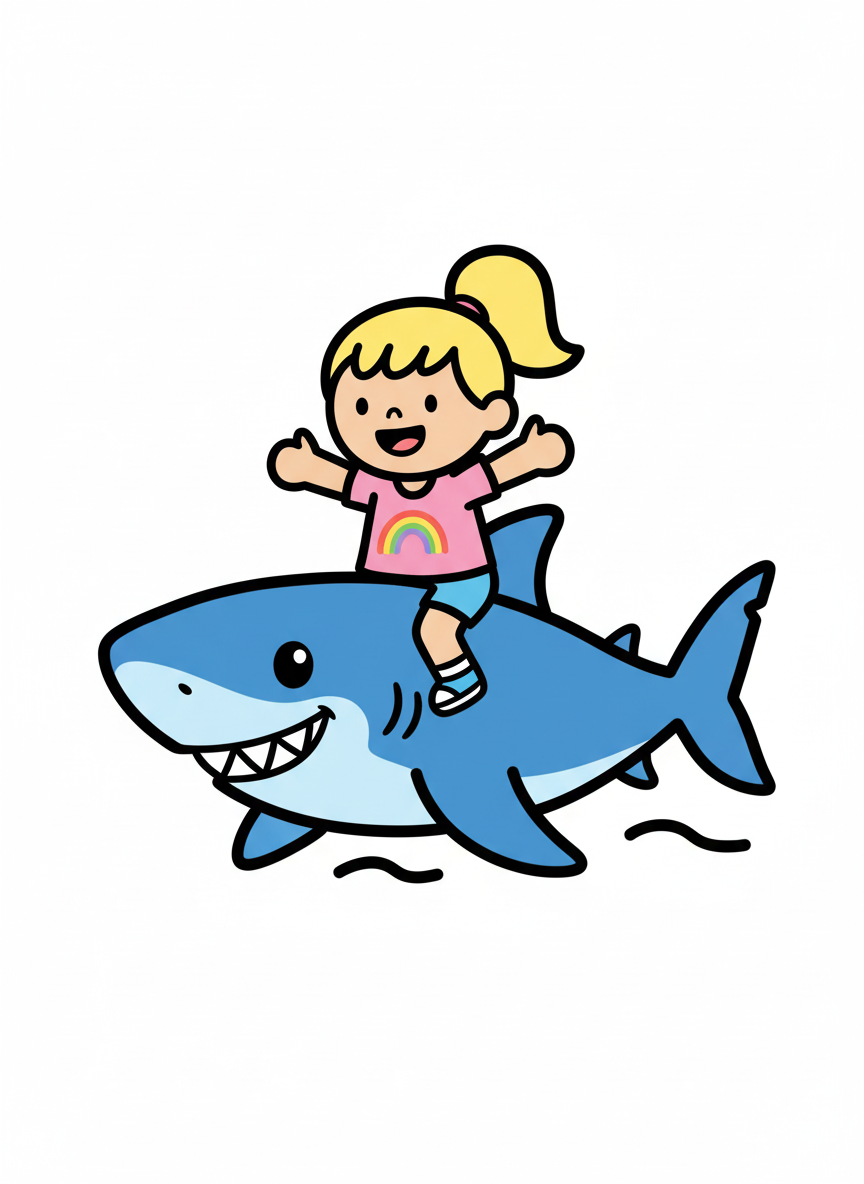 Sharkley Ashley - Preschool Simple
