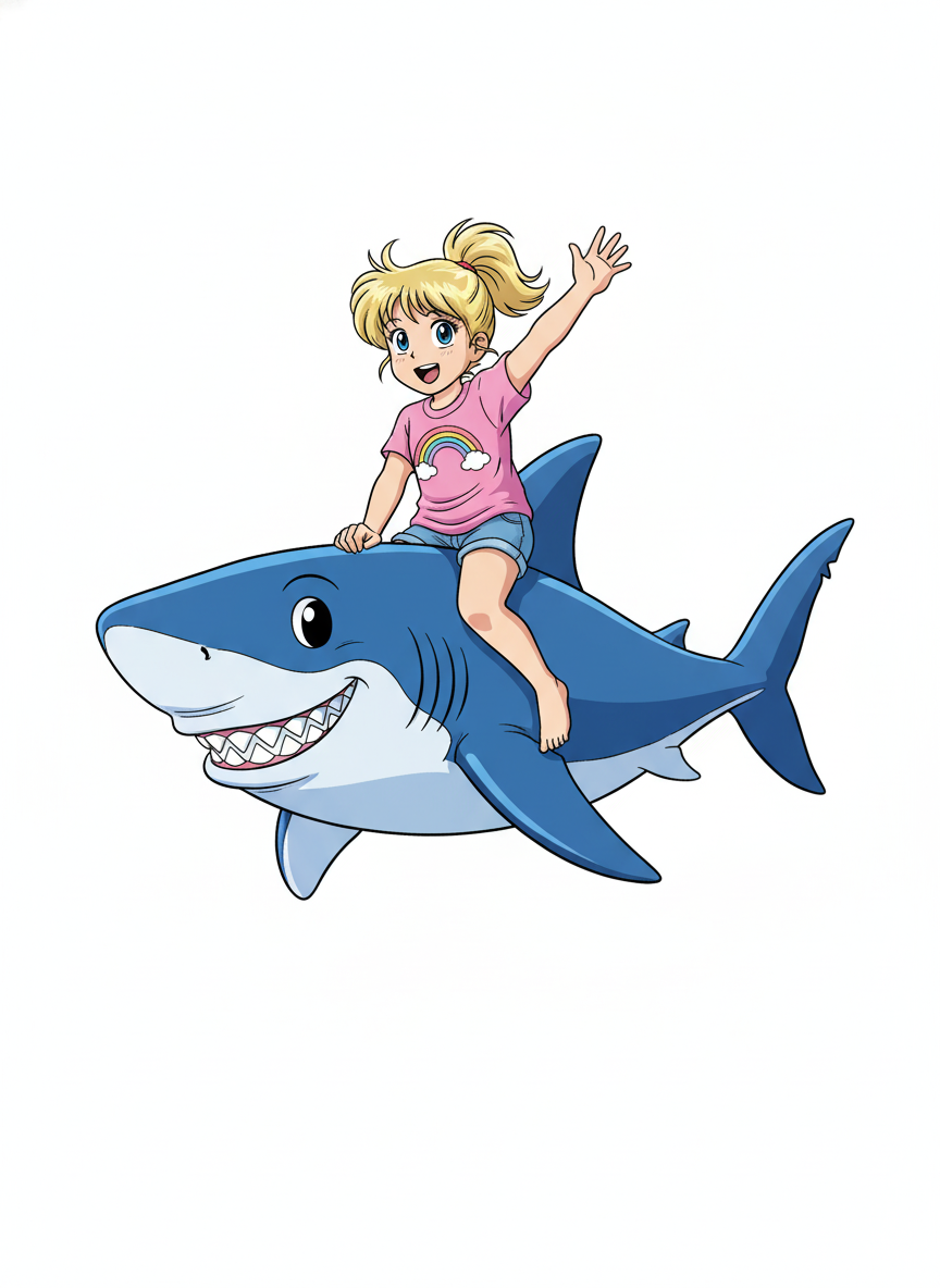 Sharkley Ashley - Classic Anime