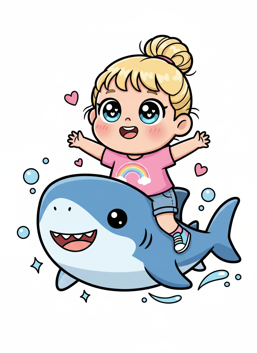 Sharkley Ashley - Kawaii Cute