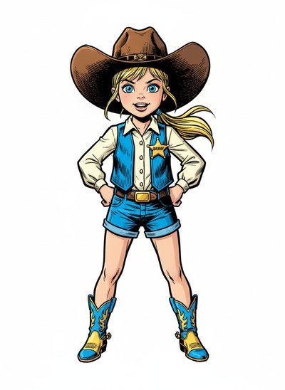 My Girl the Sheriff 🤠 - Comic Book