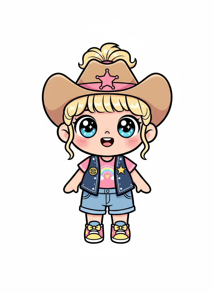 Sheriff Ash - Kawaii Cute