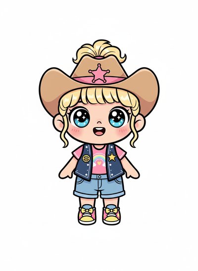 My Girl the Sheriff 🤠 - Kawaii Cute