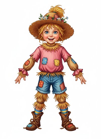 Ashley's Scarecrow Spectacle 🌾 - Fairy Tale Classic