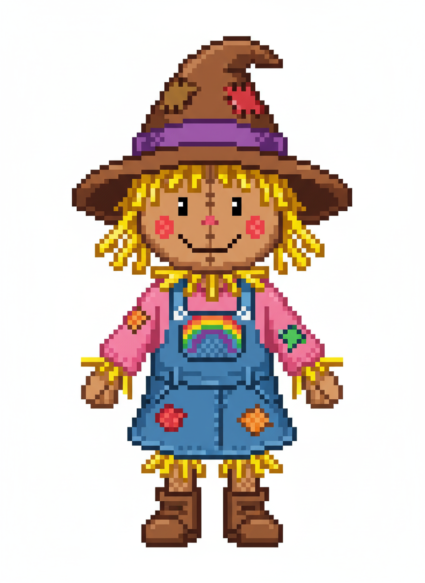 Scarecrow Ashley - Pixel Art