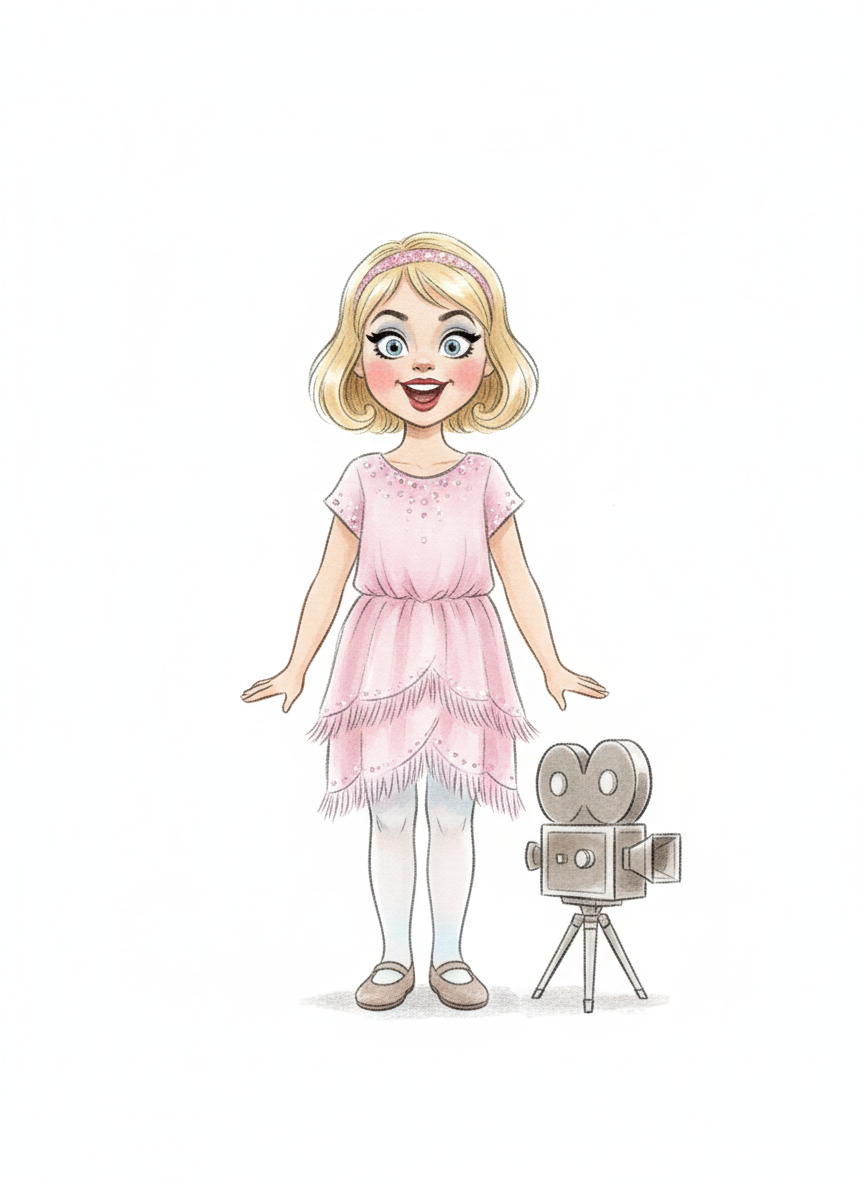 Ashley the Silent Star - Gentle Pencil