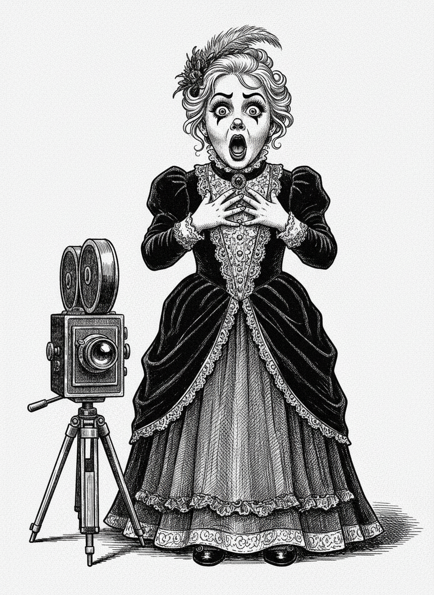 Ashley the Silent Star - Victorian Illustration