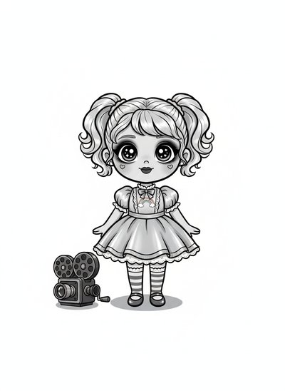 Ashley's Silver Screen Magic 🎥 - Kawaii Cute