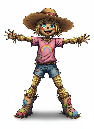 Ashley's Scarecrow Spectacle 🌾 - Webtoon Anime