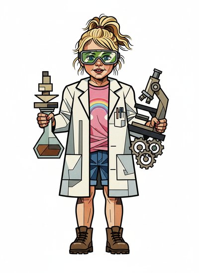 Ashley's Scientific Adventures 🧪 - Cubist Painting