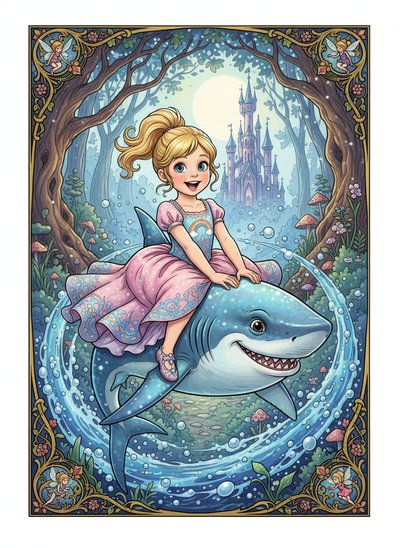 Ashley's Shark Adventure 🦈 - Fairy Tale Classic