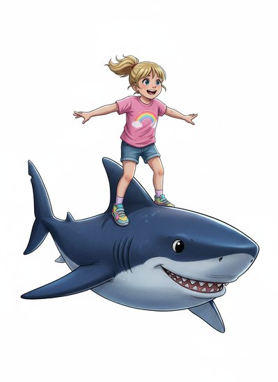 Ashley's Shark Adventure 🦈 - Webtoon Anime