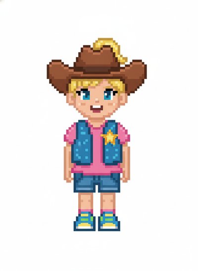 My Girl the Sheriff 🤠 - Pixel Art