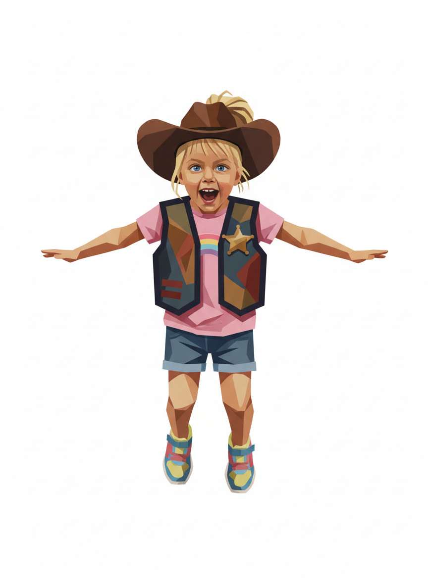 Sheriff Ash - Cubist Painting