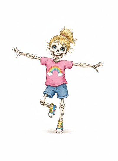 Ashley's Skeleton Adventures 🎃 - Gentle Pencil