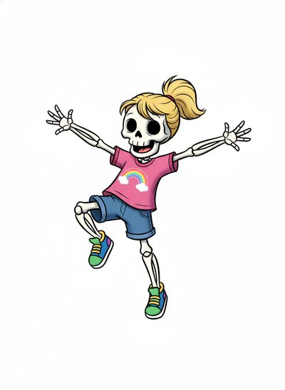 Ashley's Skeleton Adventures 🎃 - Golden Age Animation