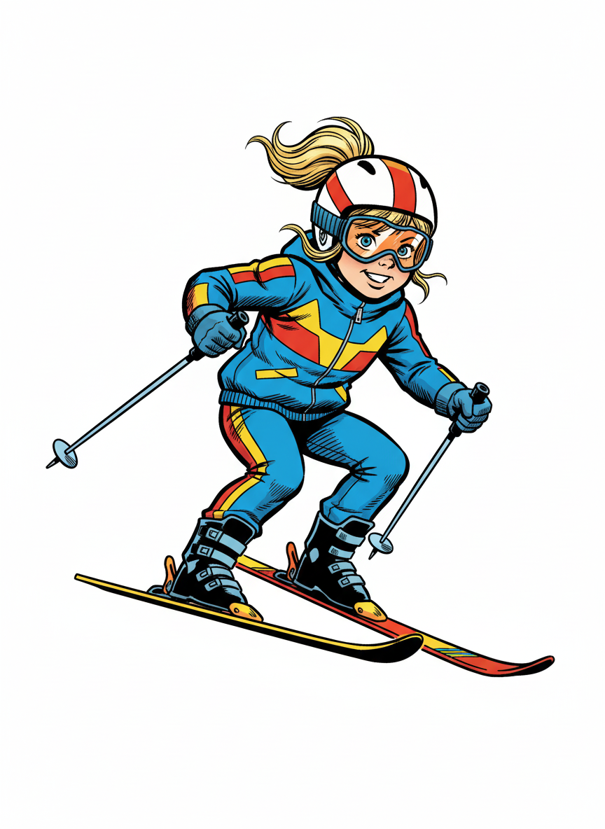 Ashley the Alpine Ace - Comic Book