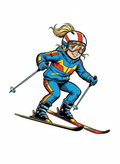 My Girl's Snowy Adventures ⛷️ - Comic Book