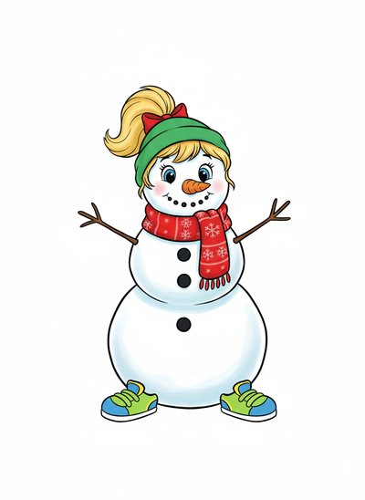 Ashley the Snowy Delight ☃️ - Golden Age Animation