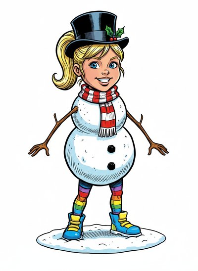 Ashley the Snowy Delight ☃️ - Comic Book