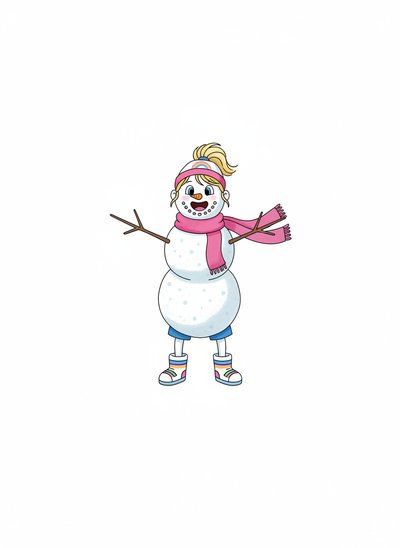 Ashley the Snowy Delight ☃️ - Minimalist