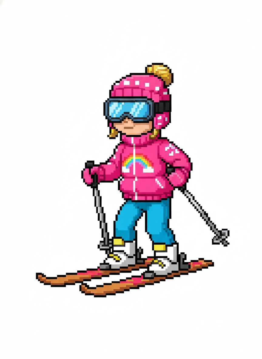 Ashley the Alpine Ace - Pixel Art