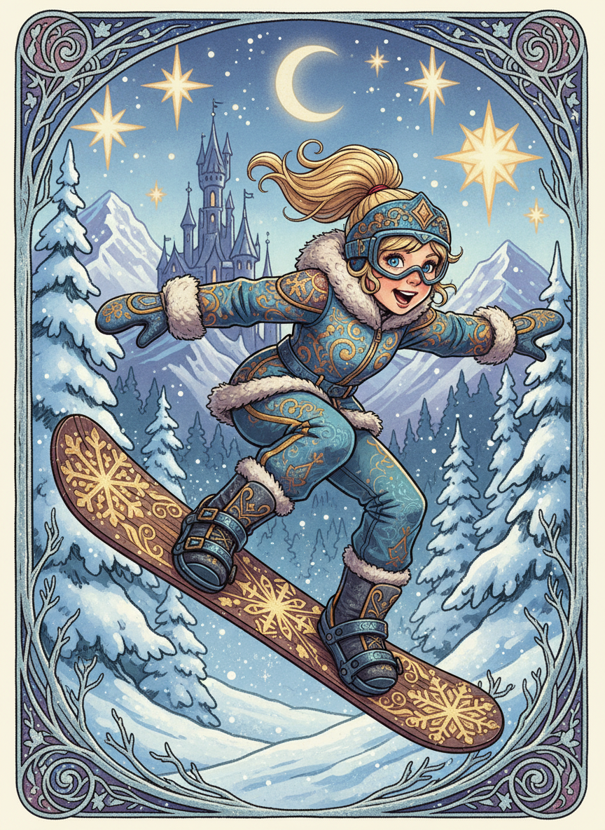 Ashley the Snowboarder - Fairy Tale Classic