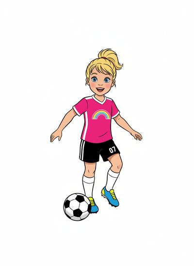 Ashley the Soccer Star 🌟 - Golden Age Animation
