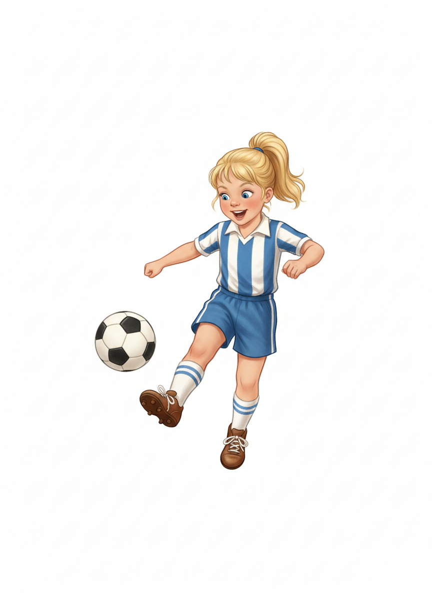 Ashley the Kicker - Vintage Storybook