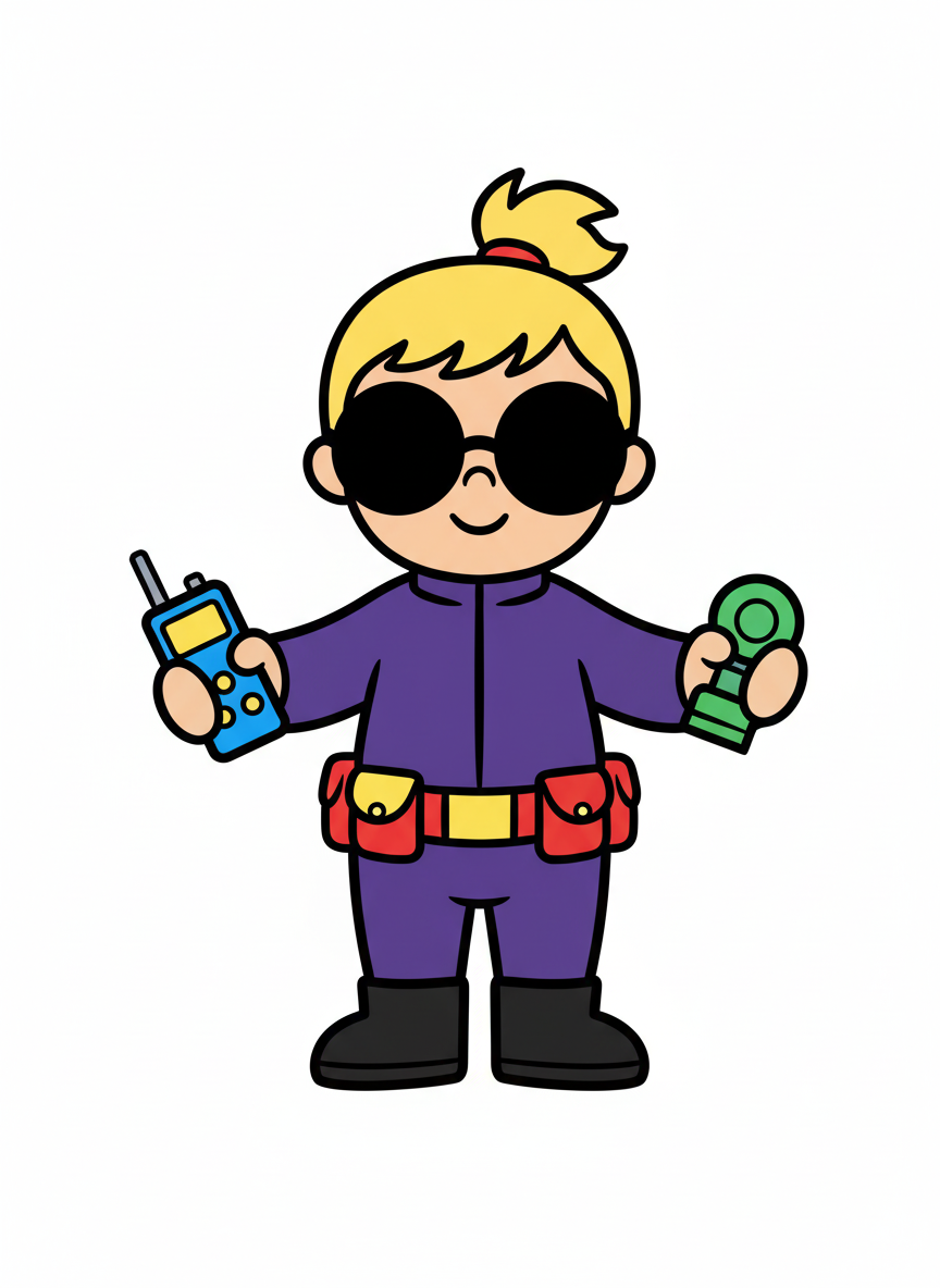 Secret Agent Ashley - Preschool Simple