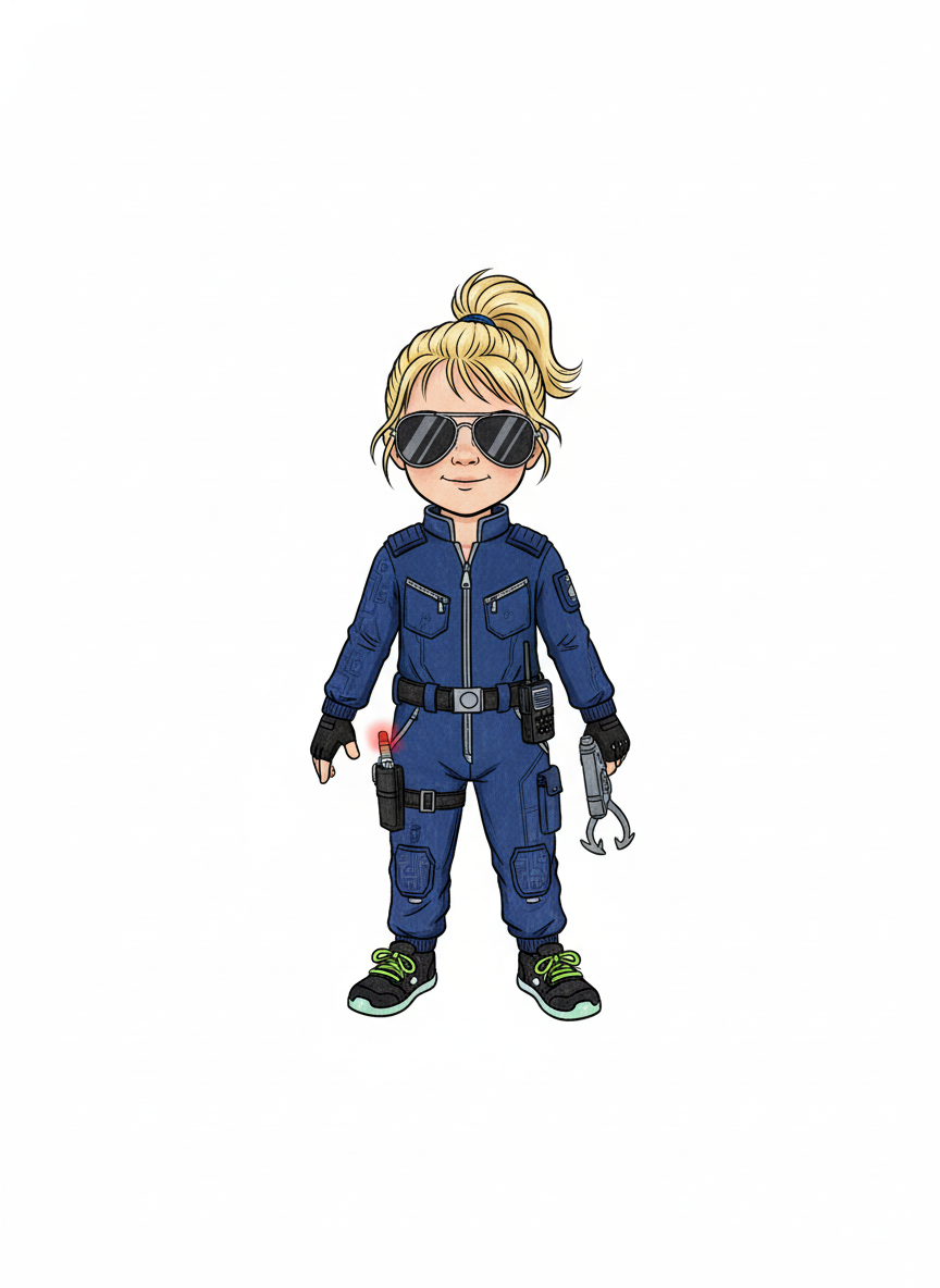 Secret Agent Ashley - Classic Coloring Book