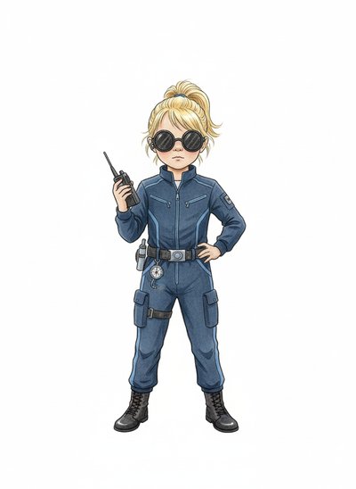 Ashley the Little Spy 🕵️‍♀️ - Gentle Pencil