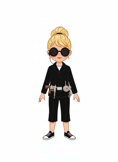 Ashley the Little Spy 🕵️‍♀️ - Vintage Storybook