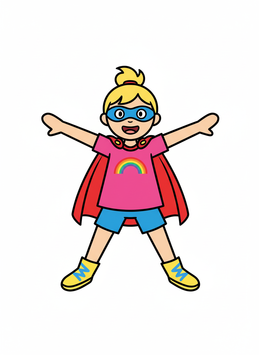 Ashley the Super Wonder - Preschool Simple