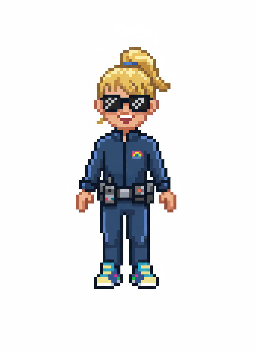 Secret Agent Ashley - Pixel Art