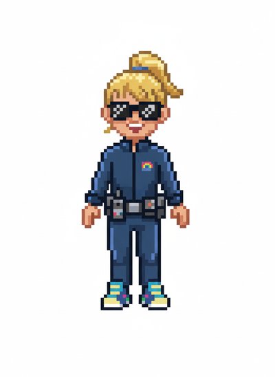 Ashley the Little Spy 🕵️‍♀️ - Pixel Art