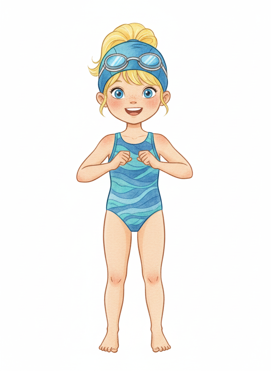 Ashley the Aqua Star - Gentle Pencil