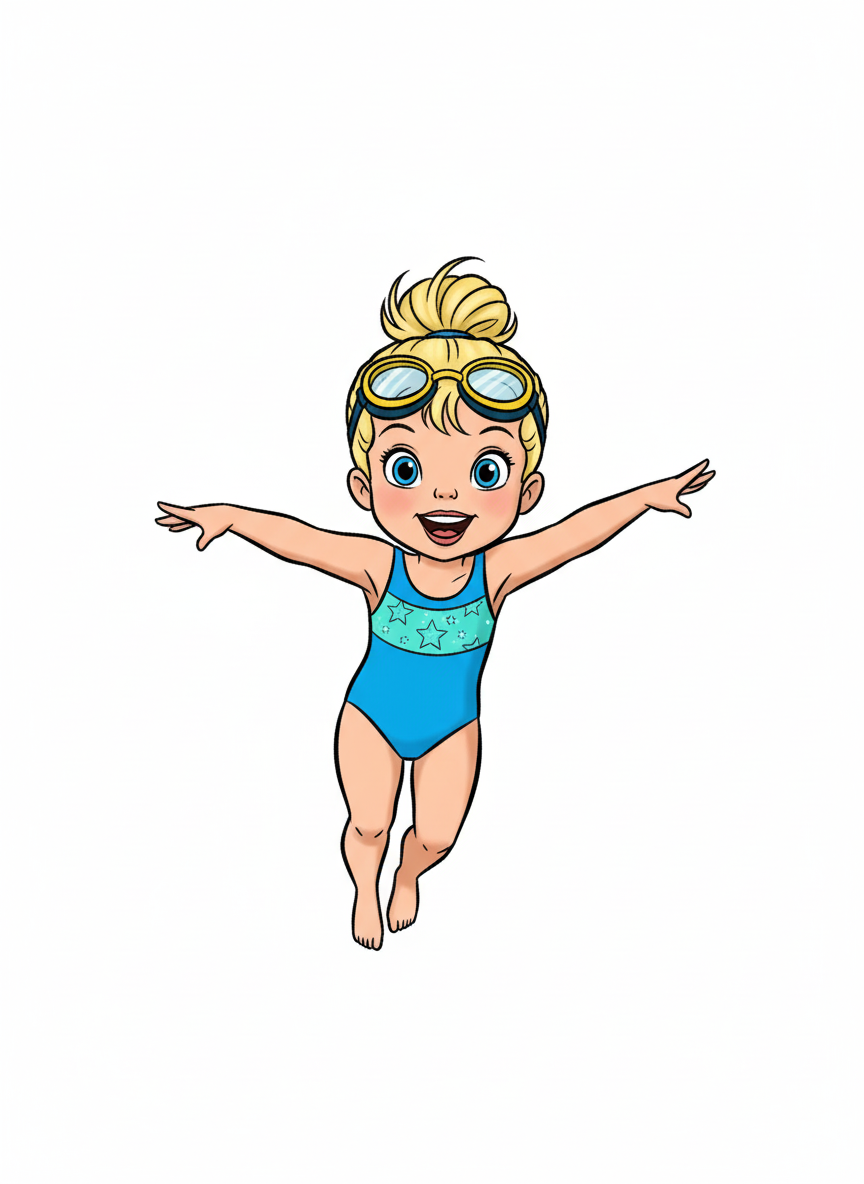 Ashley the Aqua Star - Golden Age Animation