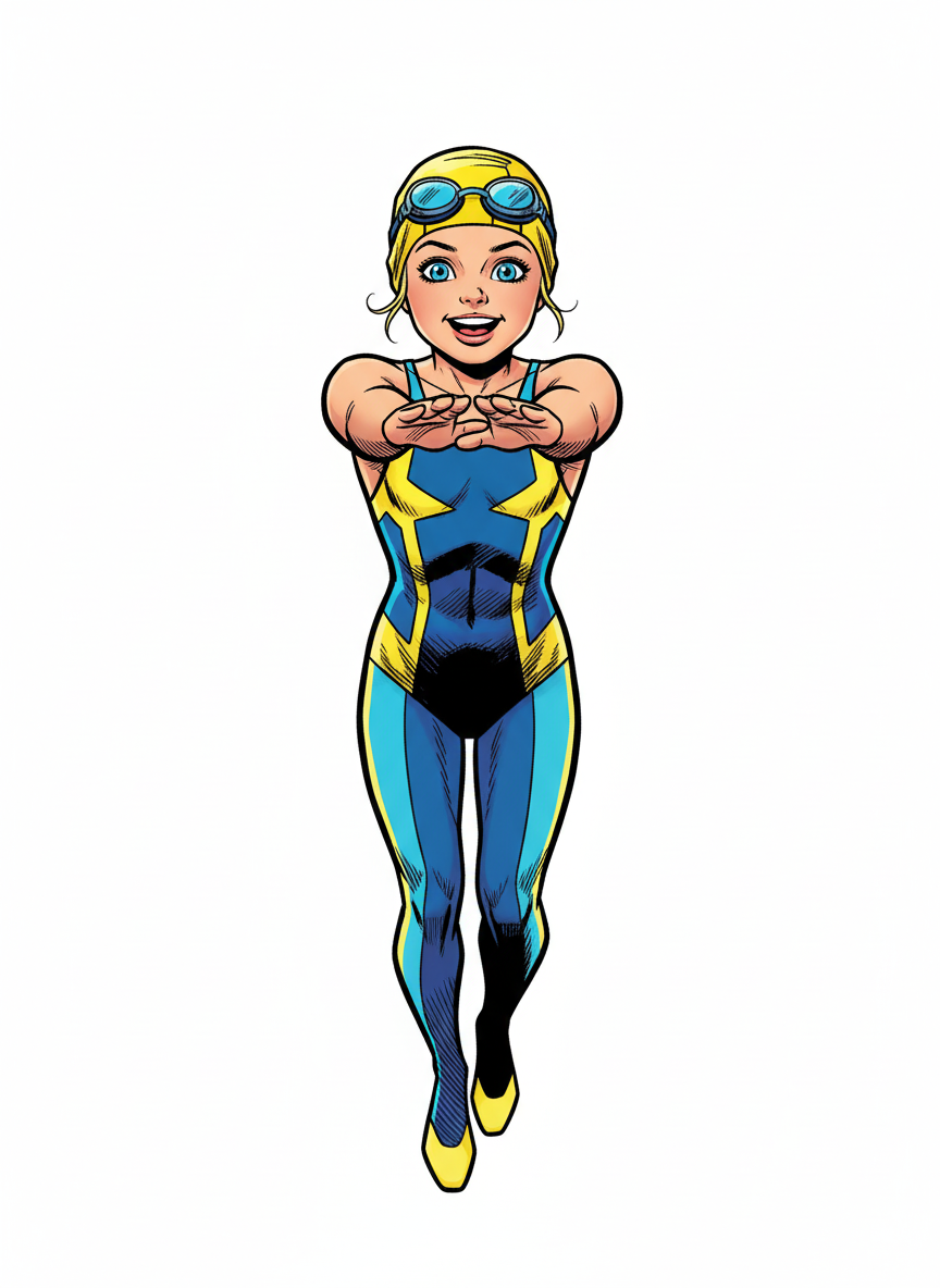 Ashley the Aqua Star - Comic Book
