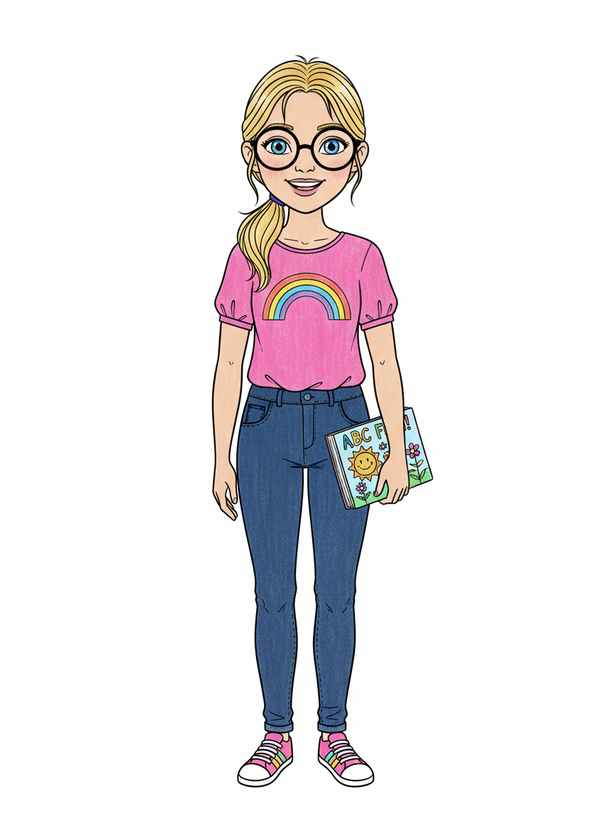 Teacher Ashley - Classic Coloring Book