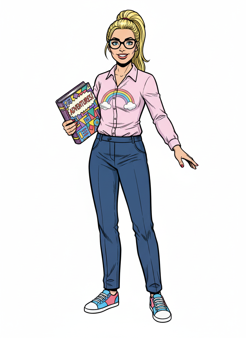 Teacher Ashley - Comic Book