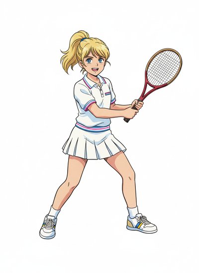 🎾 Ashley's Tennis Adventures - Classic Anime